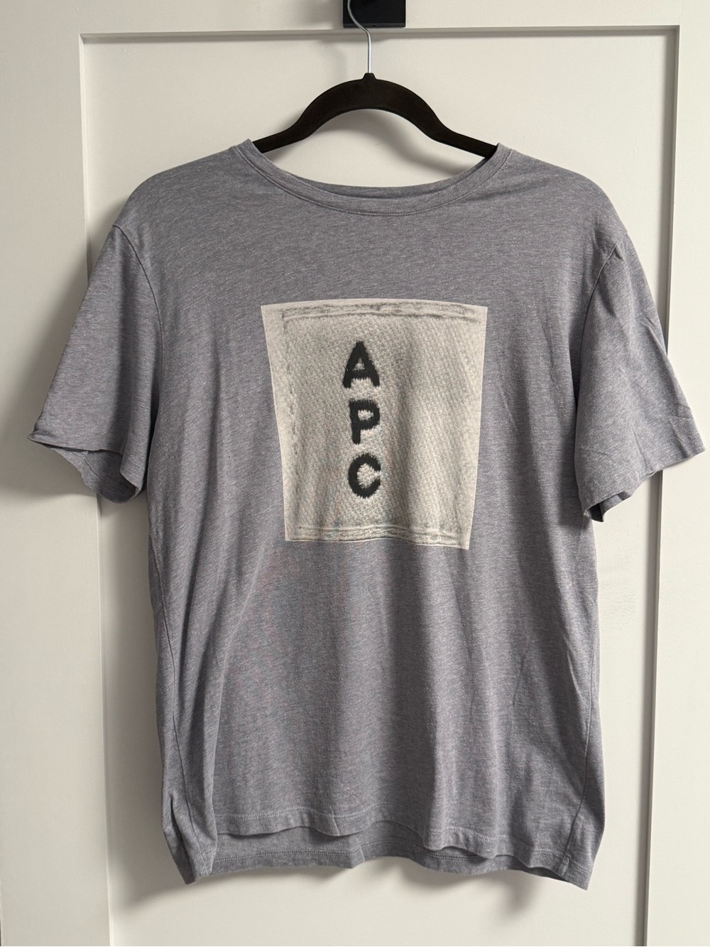 A.P.C. Gray Graphic T-Shirt